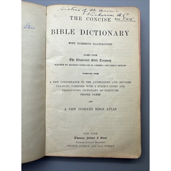 The Concise Bible Dictionary and Combined Concordance 1900 Maps Soft Cover - Picture 4 of 7